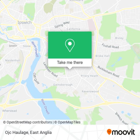 Ojc Haulage map