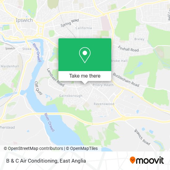 B & C Air Conditioning map