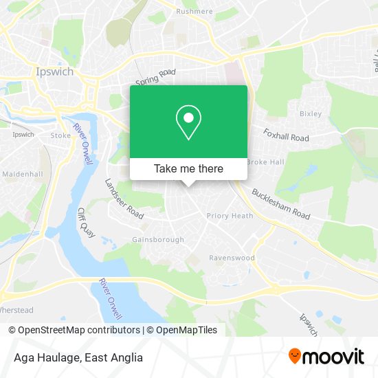 Aga Haulage map