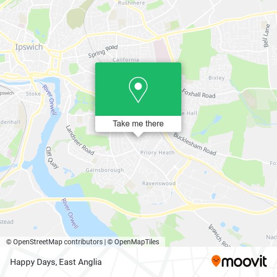 Happy Days map