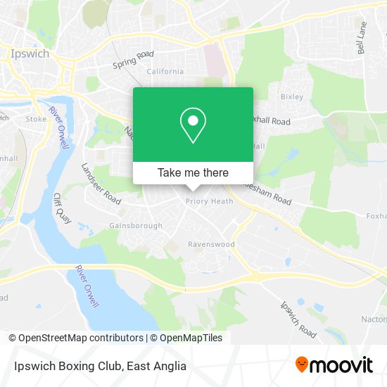 Ipswich Boxing Club map