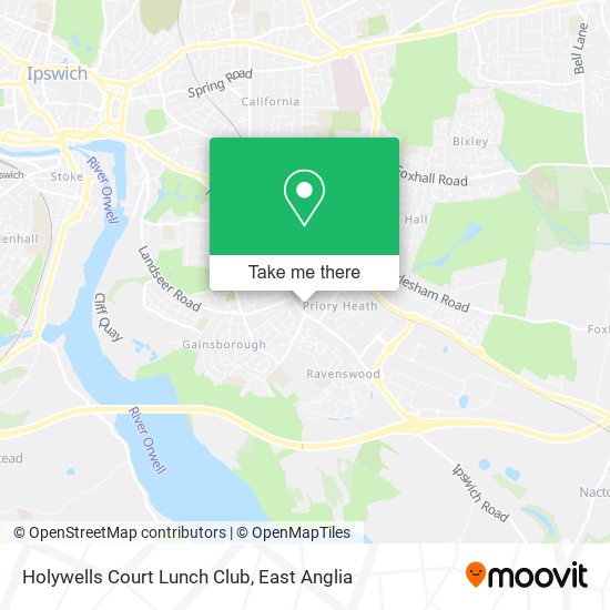 Holywells Court Lunch Club map