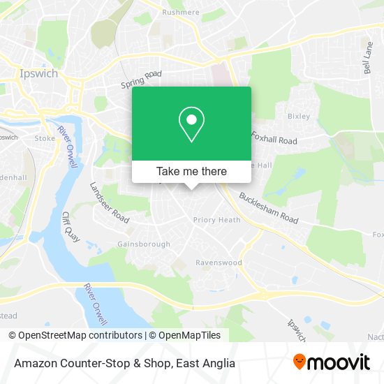 Amazon Counter-Stop & Shop map