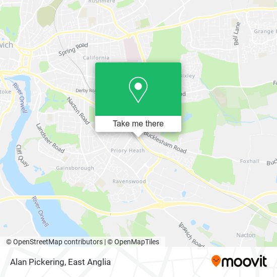 Alan Pickering map