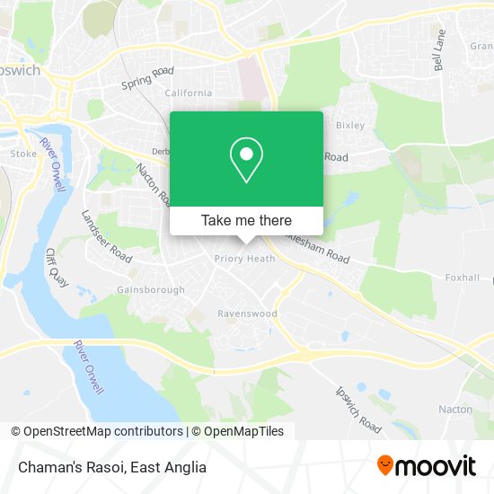 Chaman's Rasoi map