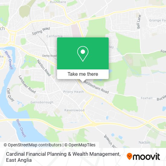 Cardinal Financial Planning & Wealth Management map