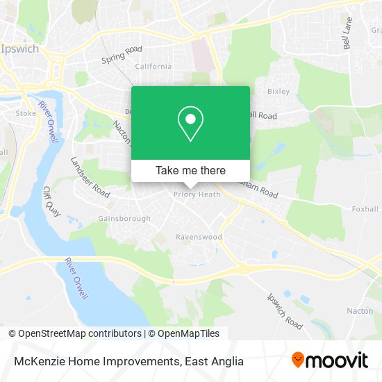 McKenzie Home Improvements map