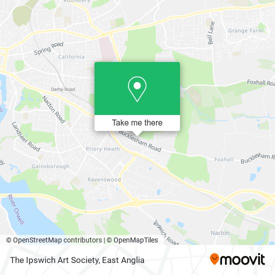 The Ipswich Art Society map