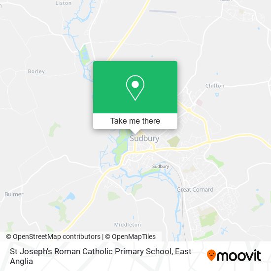 St Joseph's Roman Catholic Primary School map