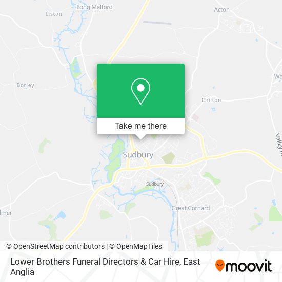 Lower Brothers Funeral Directors & Car Hire map