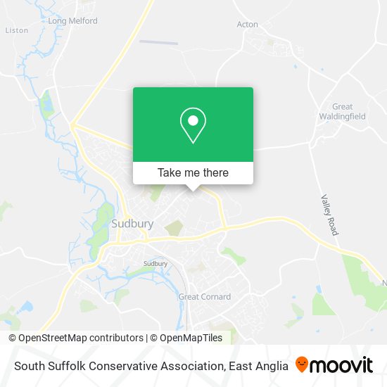 South Suffolk Conservative Association map