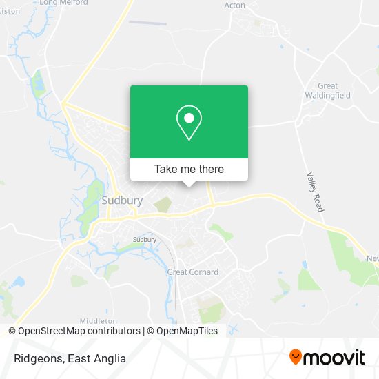 Ridgeons map