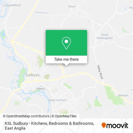 KSL Sudbury - Kitchens, Bedrooms & Bathrooms map