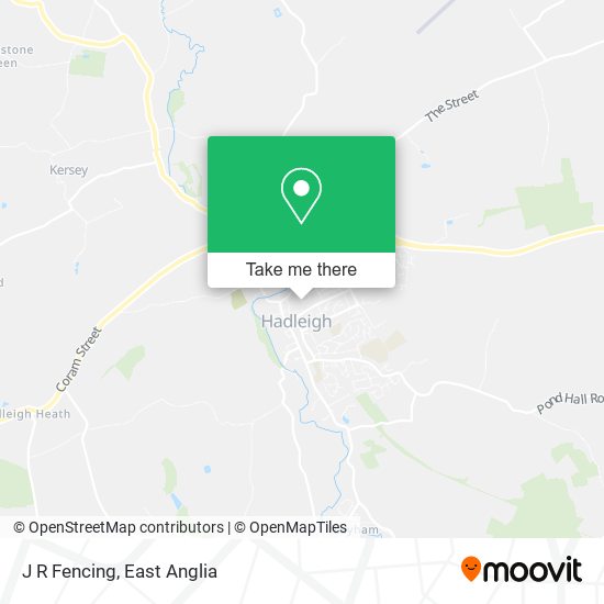 J R Fencing map