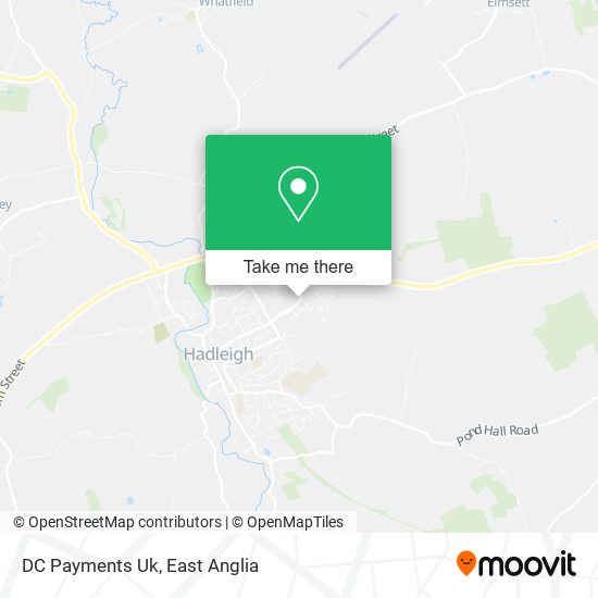 DC Payments Uk map