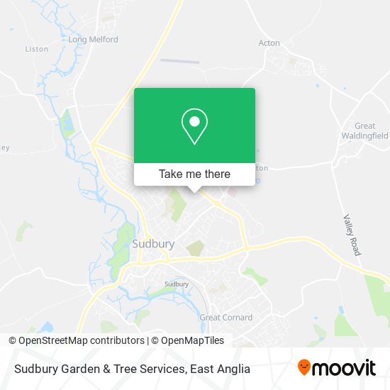 Sudbury Garden & Tree Services map