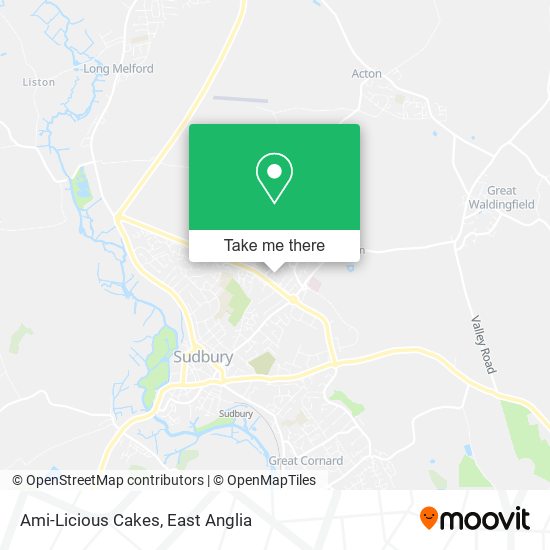 Ami-Licious Cakes map