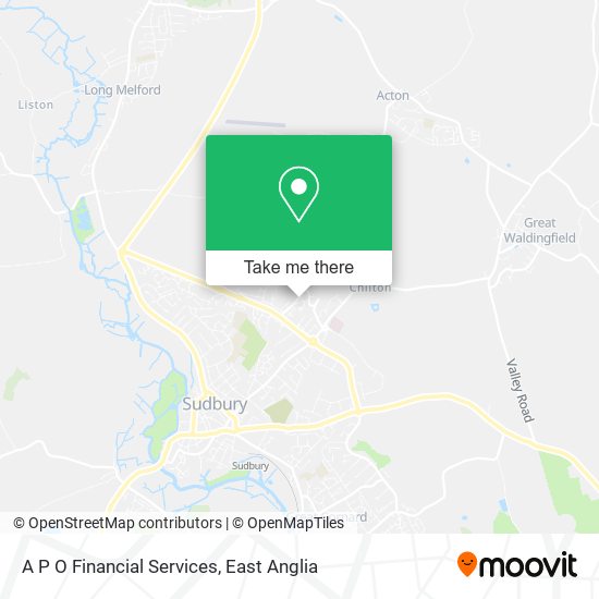 A P O Financial Services map