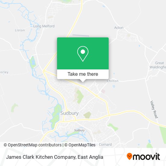 James Clark Kitchen Company map