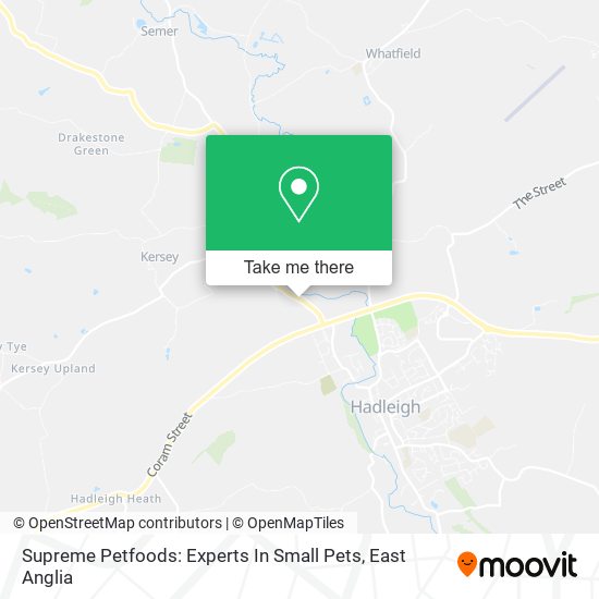 Supreme Petfoods: Experts In Small Pets map