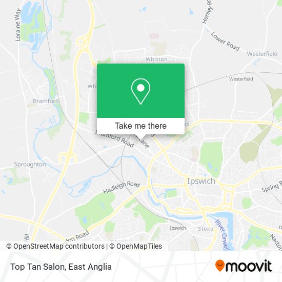 Top Tan Salon map