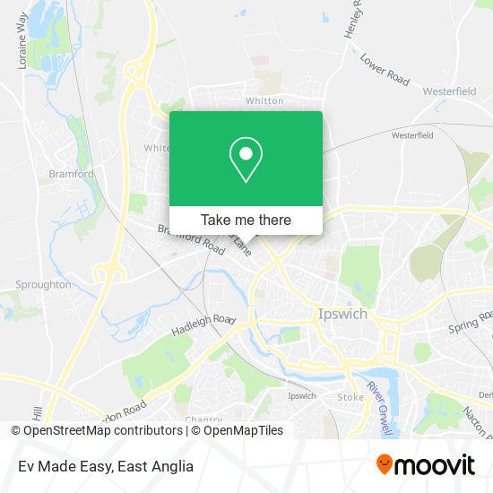 Ev Made Easy map