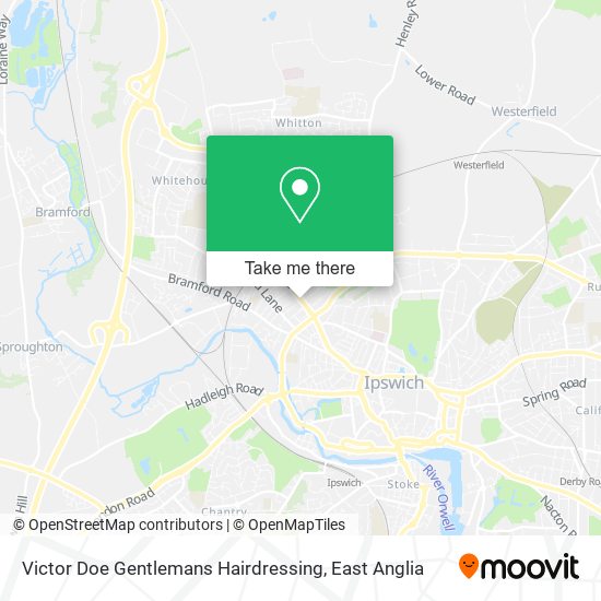 Victor Doe Gentlemans Hairdressing map