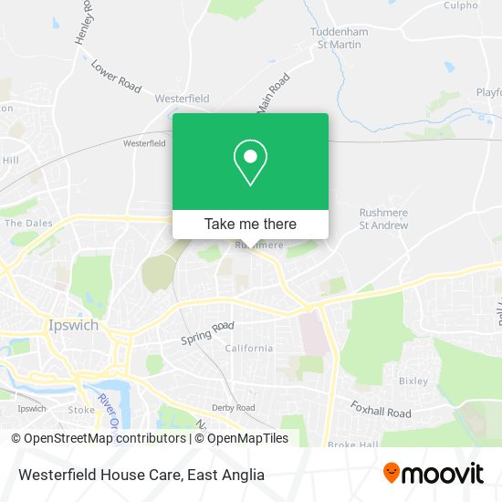 Westerfield House Care map