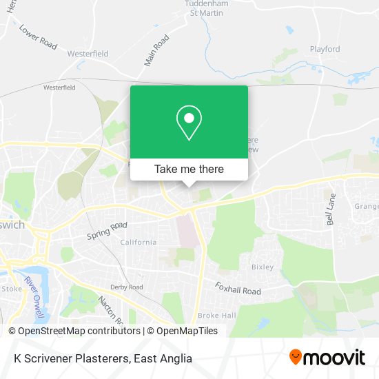 K Scrivener Plasterers map