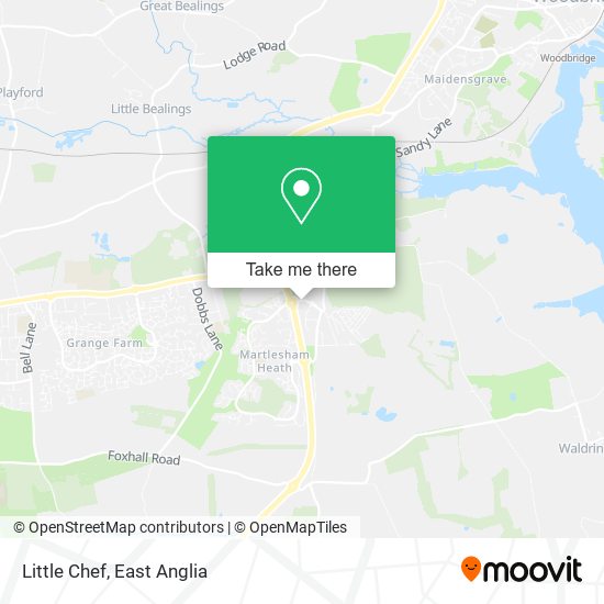 Little Chef map