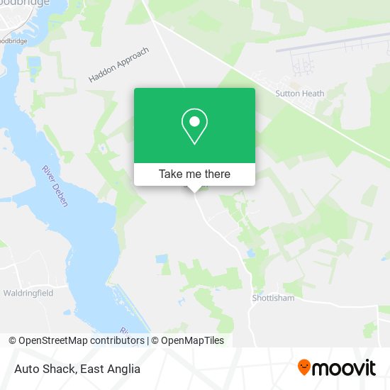 Auto Shack map