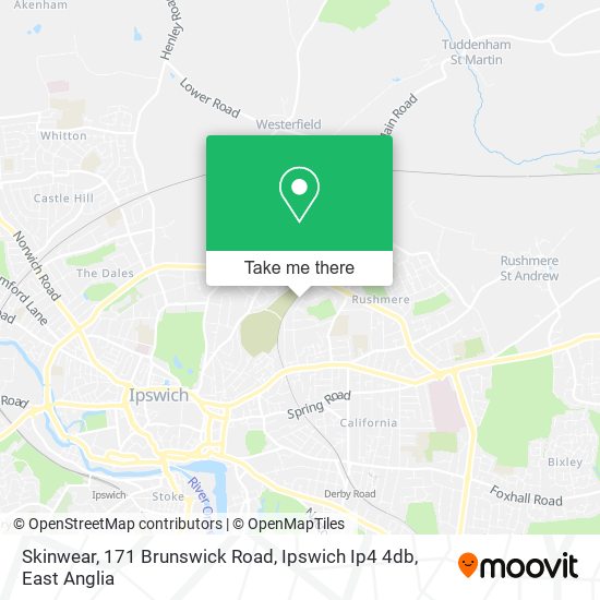 Skinwear, 171 Brunswick Road, Ipswich Ip4 4db map