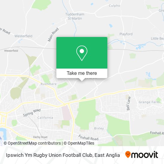 Ipswich Ym Rugby Union Football Club map