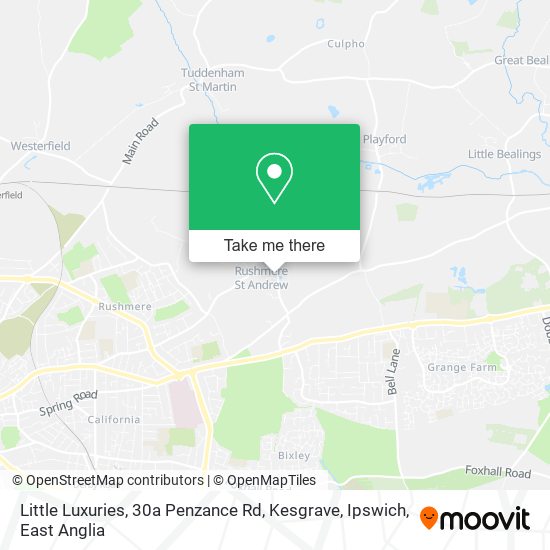 Little Luxuries, 30a Penzance Rd, Kesgrave, Ipswich map