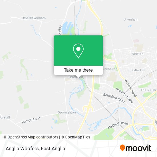Anglia Woofers map