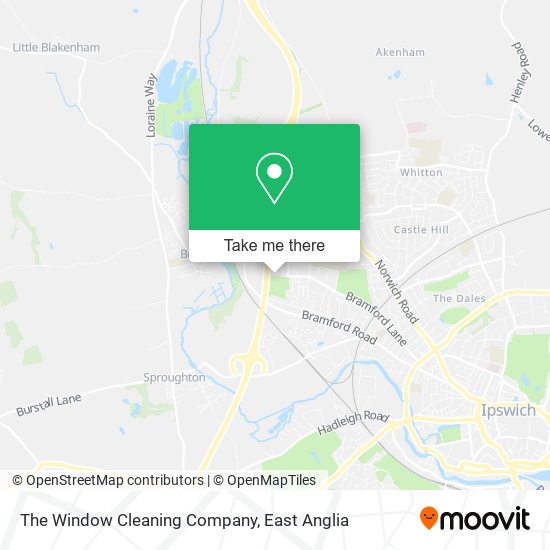 The Window Cleaning Company map