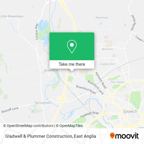 Gladwell & Plummer Construction map