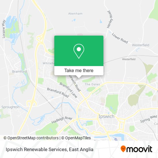 Ipswich Renewable Services map