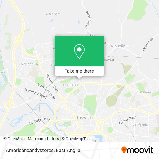 Americancandystores map