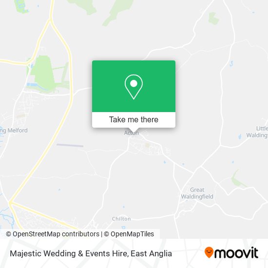 Majestic Wedding & Events Hire map