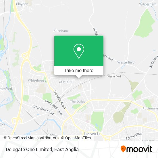 Delegate One Limited map