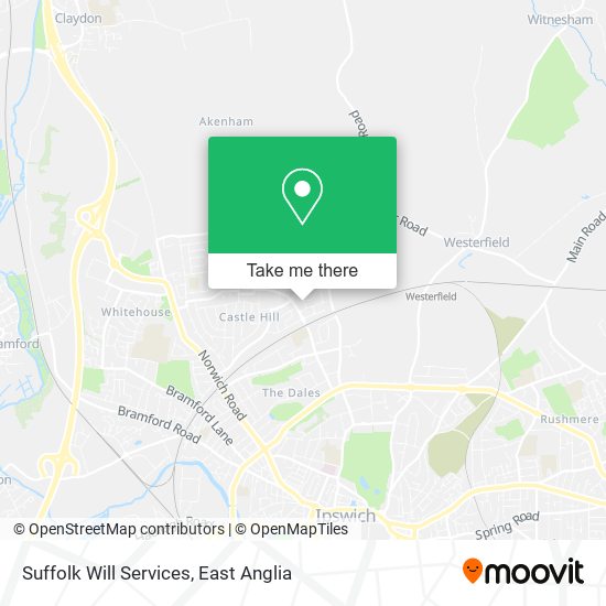 Suffolk Will Services map