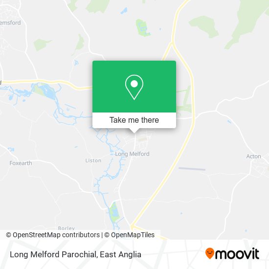 Long Melford Parochial map