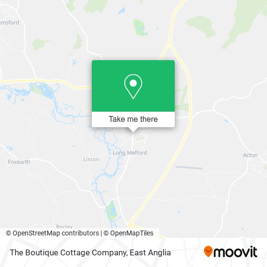 The Boutique Cottage Company map