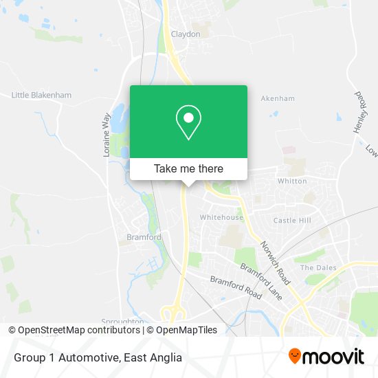 Group 1 Automotive map