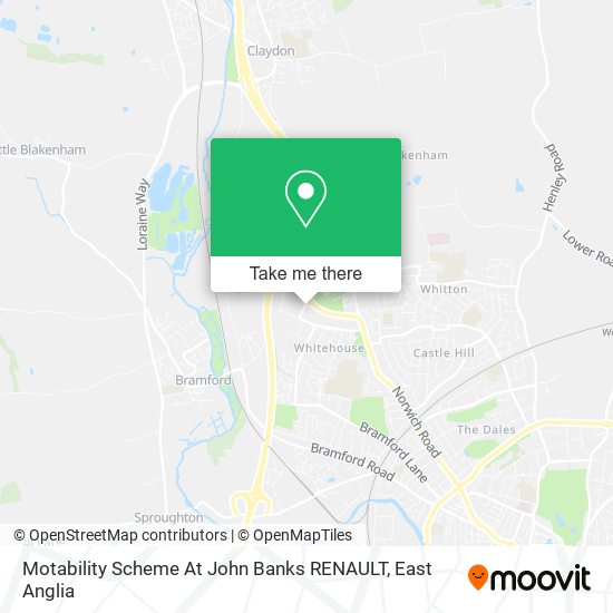 Motability Scheme At John Banks RENAULT map