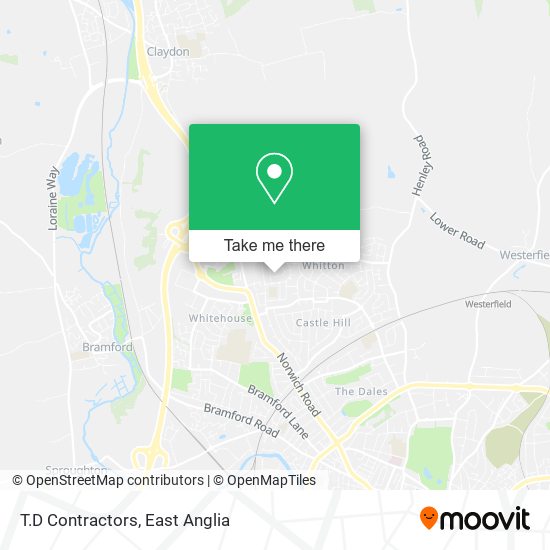T.D Contractors map