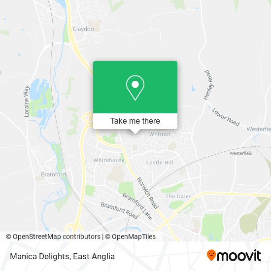 Manica Delights map