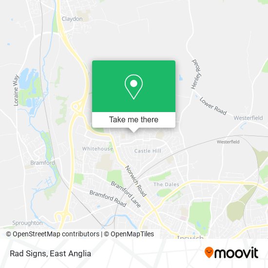 Rad Signs map
