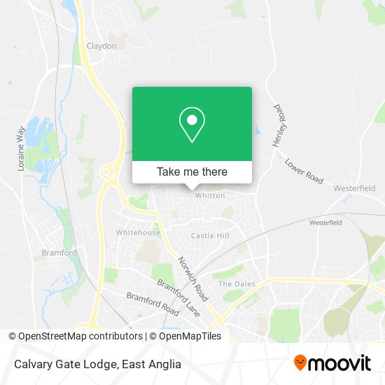 Calvary Gate Lodge map